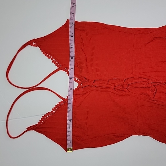 JUST POLLY RED BODYSUIT/ S. - Picture 4 of 9